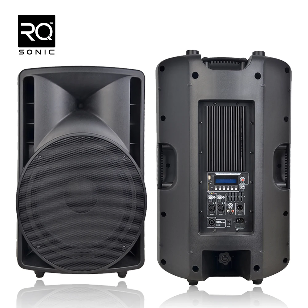 RQSONIC CMS15APU Professional 15 Inch 300W Powerked Speaker Build in Amplified Speaker With USB Port Dj