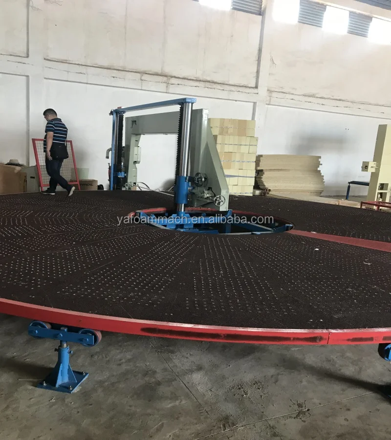 High Quality  Carrousel Horizontal Foam Cutting Machine