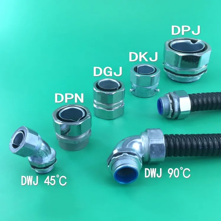 OUORO 25mm G1 DWJ Metal Conduit 90 degree Elbow Connectors