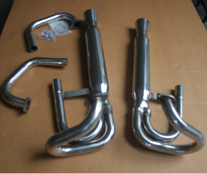 Full Stainless Steel 304 Exhaust Manifold Header For  Aircooled Beetle Buggy dual  1200-1600 cc offroaders