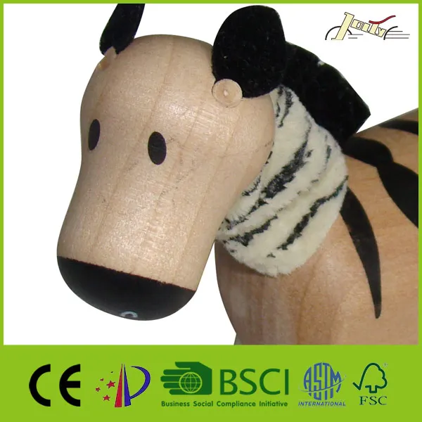 3D Zebra Wooden Animal Shape Education Toy  Teenagers