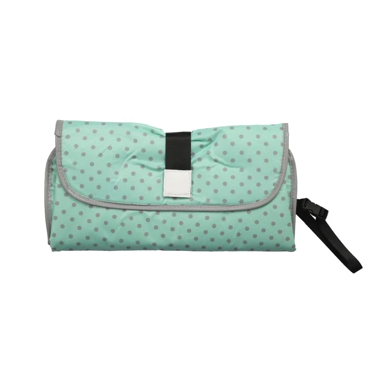 Foldable Waterproof  Lightweight Travel Home Portable Diaper Changing Mat With Pockets
