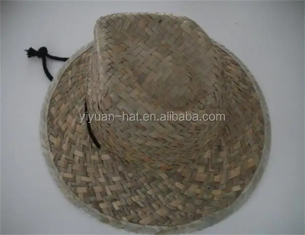  Фабричная поставка оптовая продажа самая дешевая реклама индивидуальный логотип защита от солнца пальмовый лист соломенная ковбойская шляпа для фермера с широкими полями