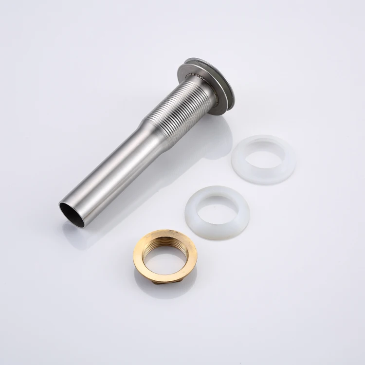 Nickle brushed Drain pop up stainless steel lavatory drainer