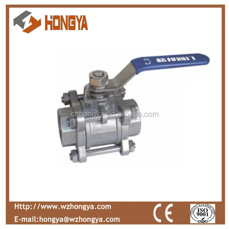 Stainless Steel 2pc Valve Ball Industry Valve