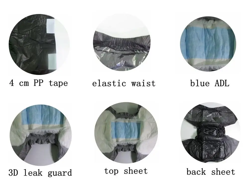 
6500 ml high absorption abdl adult diaper / private label adult diapers for abdl 