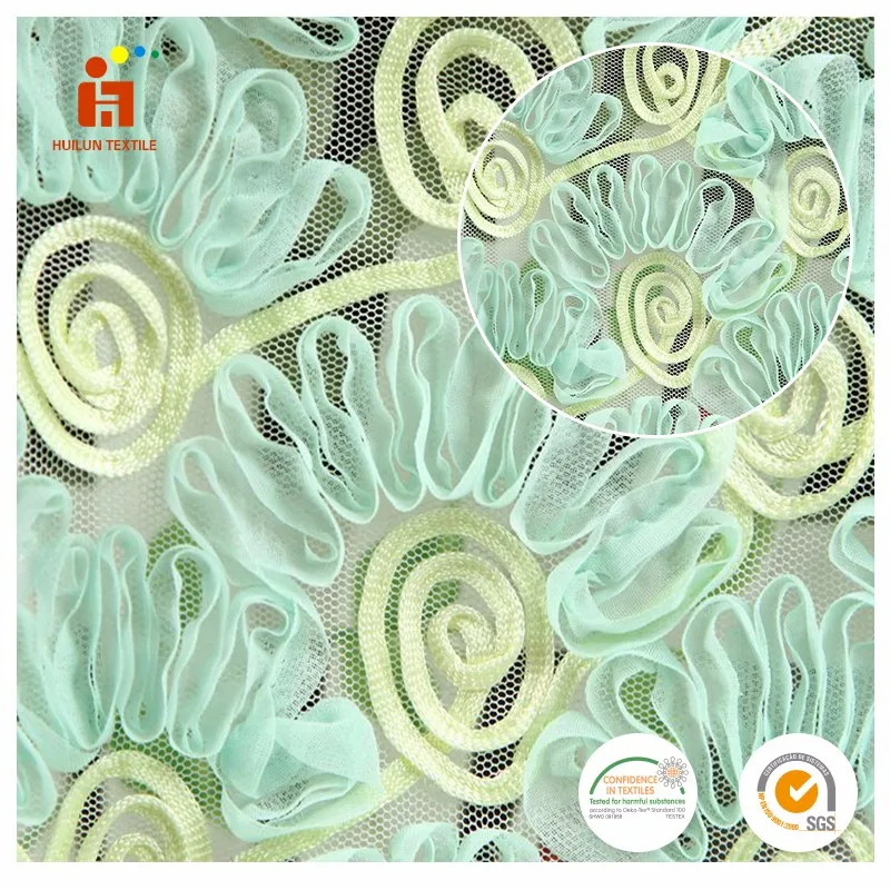 China manufacturer tape cotton embroidery guipure lace fabric