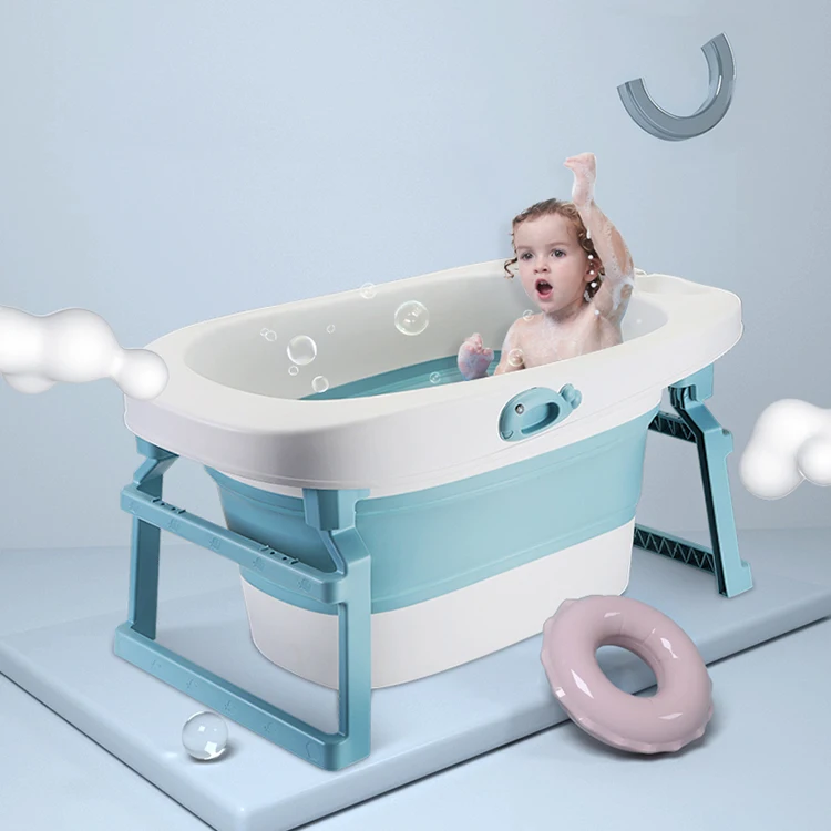 Foldable Collapsible Bathtub Baby  Bath Tub