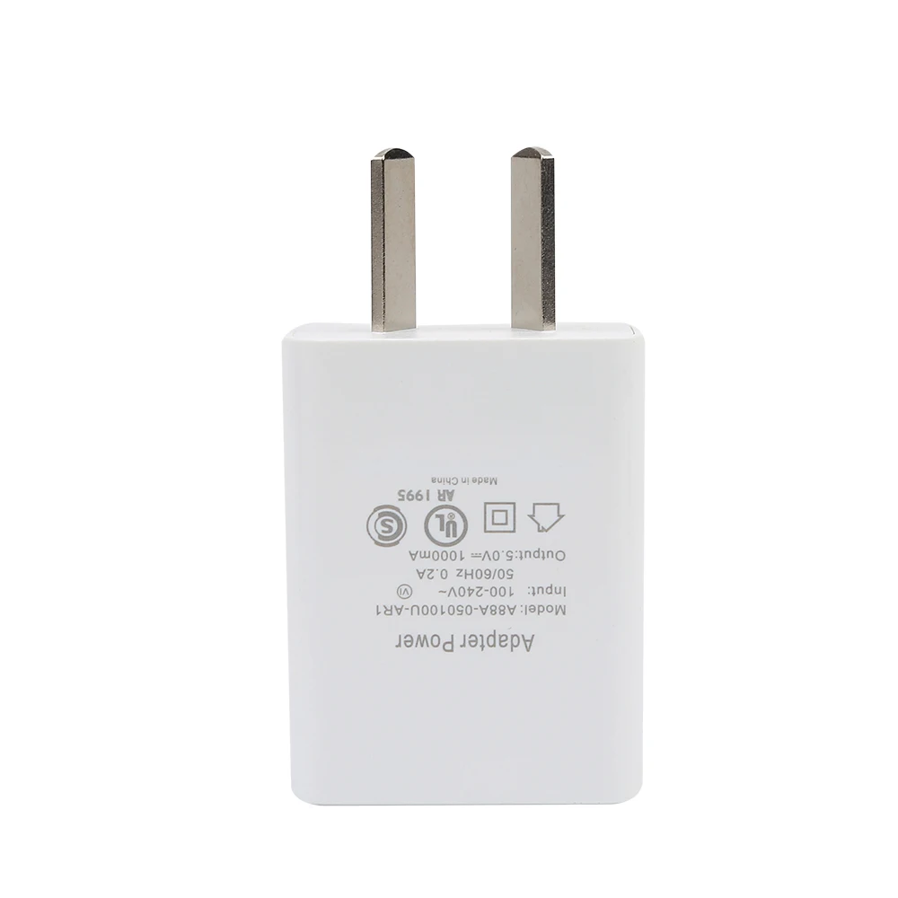
Argentina market use S-MARK approved massage device lamp pad use 5V1A USB charger 