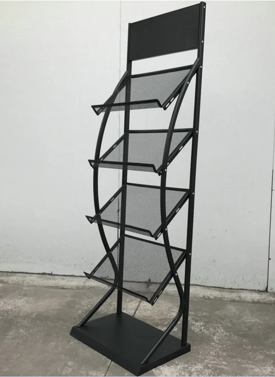 Promotion anituque metal newspaper /metal magazine rack for sale
