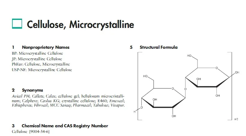 
microcrystalline cellulose e460i /avicel ph 102 /cas 9004-34-6 