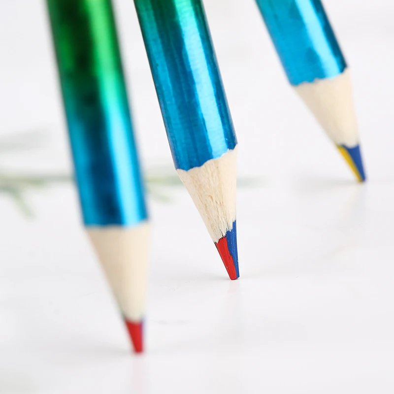 foil rainbow  colored pencil