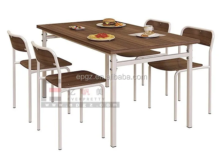 
Modern Restaurant Set School Dining Table and Chair fo0r Sale 