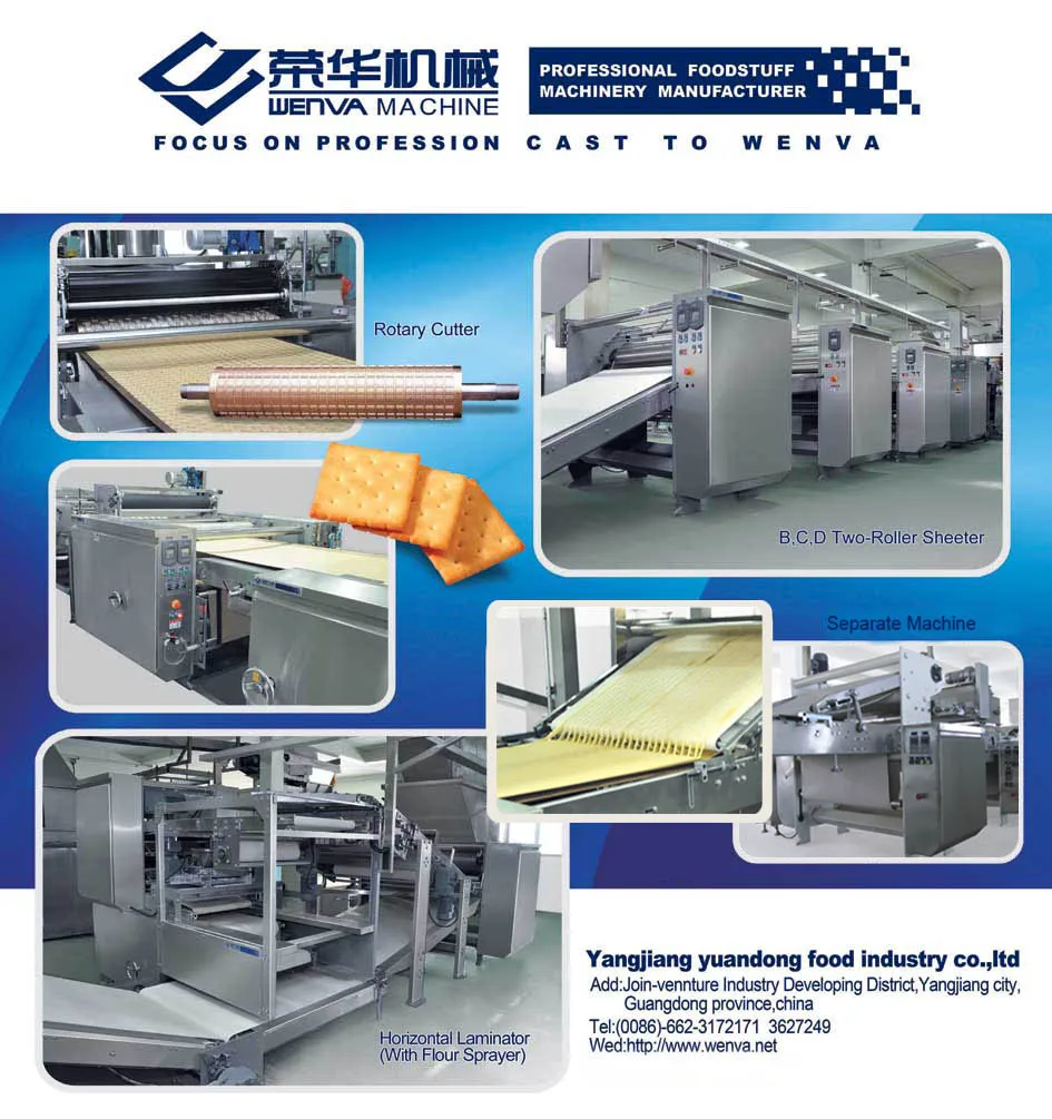 Stainless Steel Sweet Snack Biscuit Making Machine For Food Industry