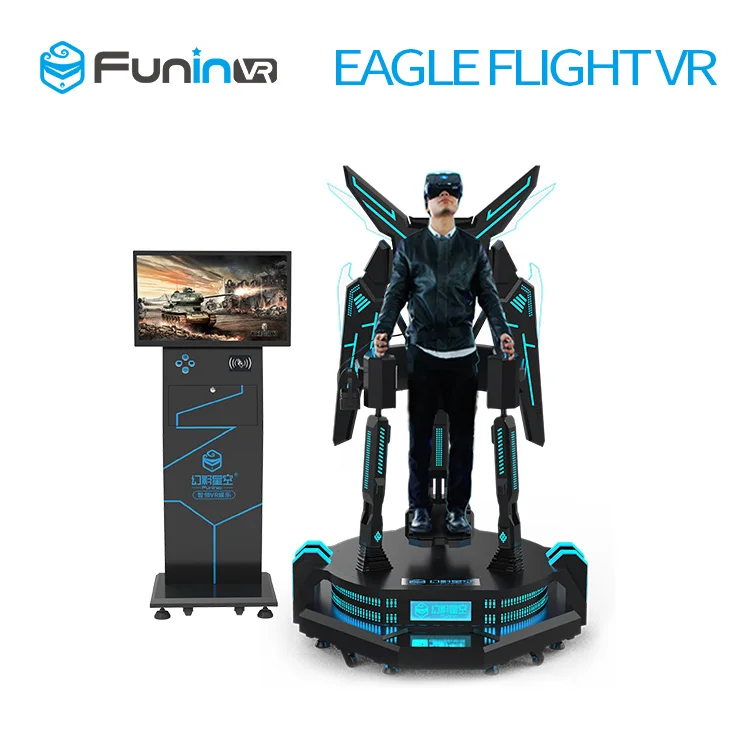 
High Quality Wholesale Custom Cheap 9d vr simulator factory price Eagle flight simulator vr game machine 