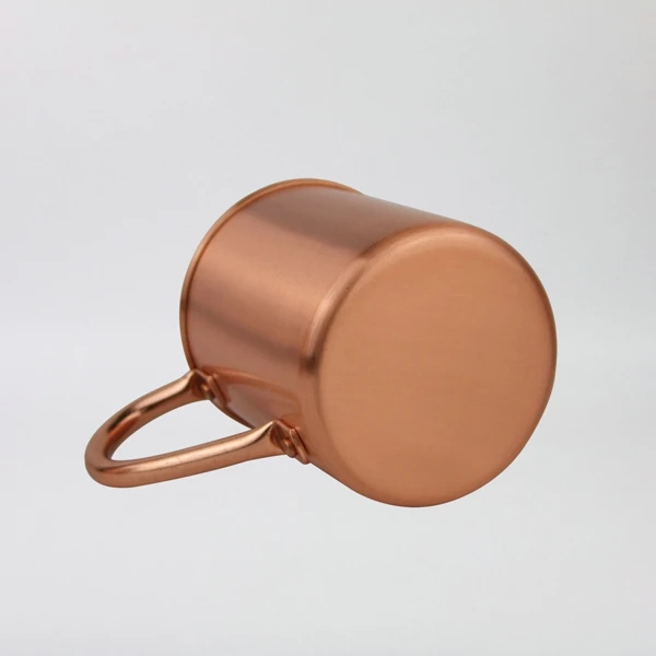 
Food Grade 520ml moscow mule pure solid copper mug cup with custom logo 