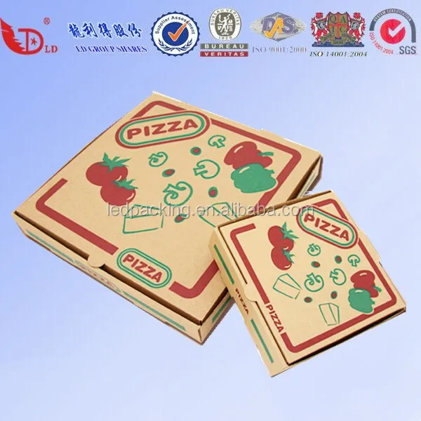 
Factory custom frozen food packaging/ pizza packing box 