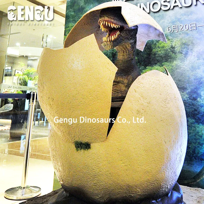 Zigong dinosaur factory for fiberglass egg dinosaur model