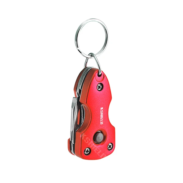 OEM multitool and custom multifunctional stainless steel pocket knives keychain logo custom keychain