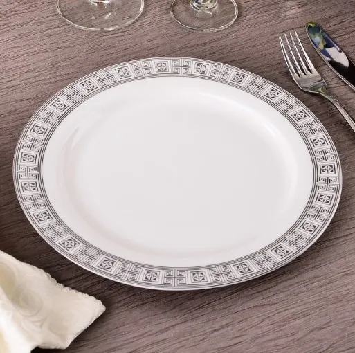 china custom printed ceramic plate wholesale dinner plate