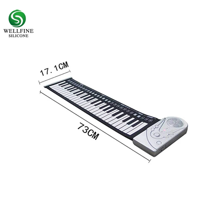 Silicone Hand Roll Piano 49 keys silicone entry-level portable piano Musical Instrument Electronic Organ Keyboard