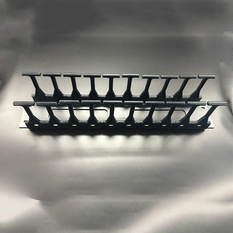 Свободное комбинированное кольцо управления кабелями для гибкого управления кабелями, установка в сетевой шкаф