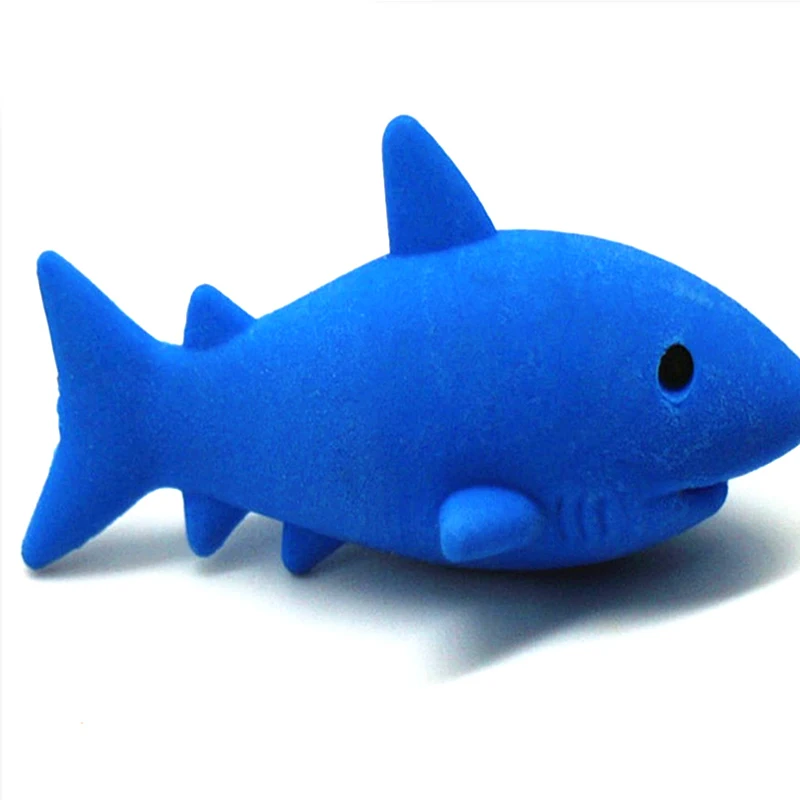 Fun Экспресс Акула укладки ластик для детей подарки на день рождения джунгли вечеринок полосы