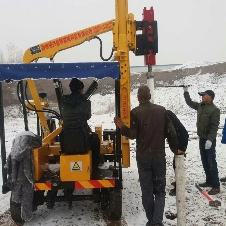 Новый дизайн дизельный двигатель мини машина для погружения свай набивная машина