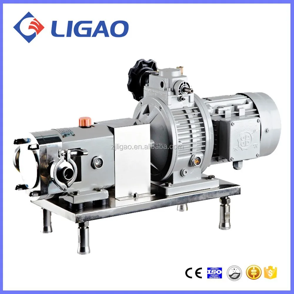 Emulsifier shampoo transfer cam stainless steel rotary lobe pump