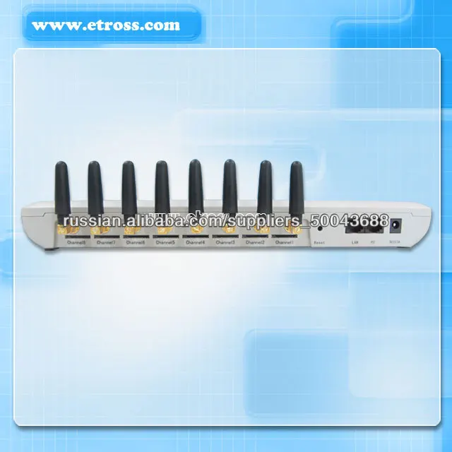 8-портовый GSM VoIP шлюз, GoIP DBL