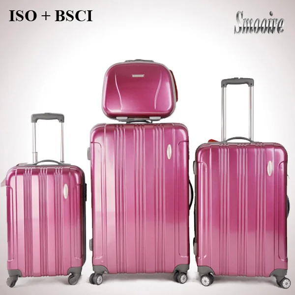 stylish royal polo style 100% PC travel luggage trolley case
