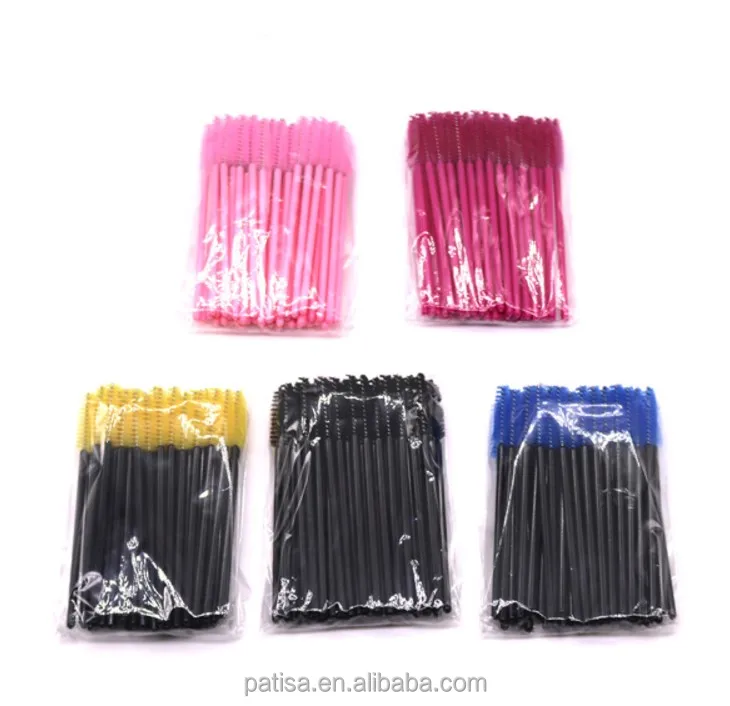 2018 Hot Sale Micro Disposable Extension Eyelash Brushes Individual Mascara Applicators