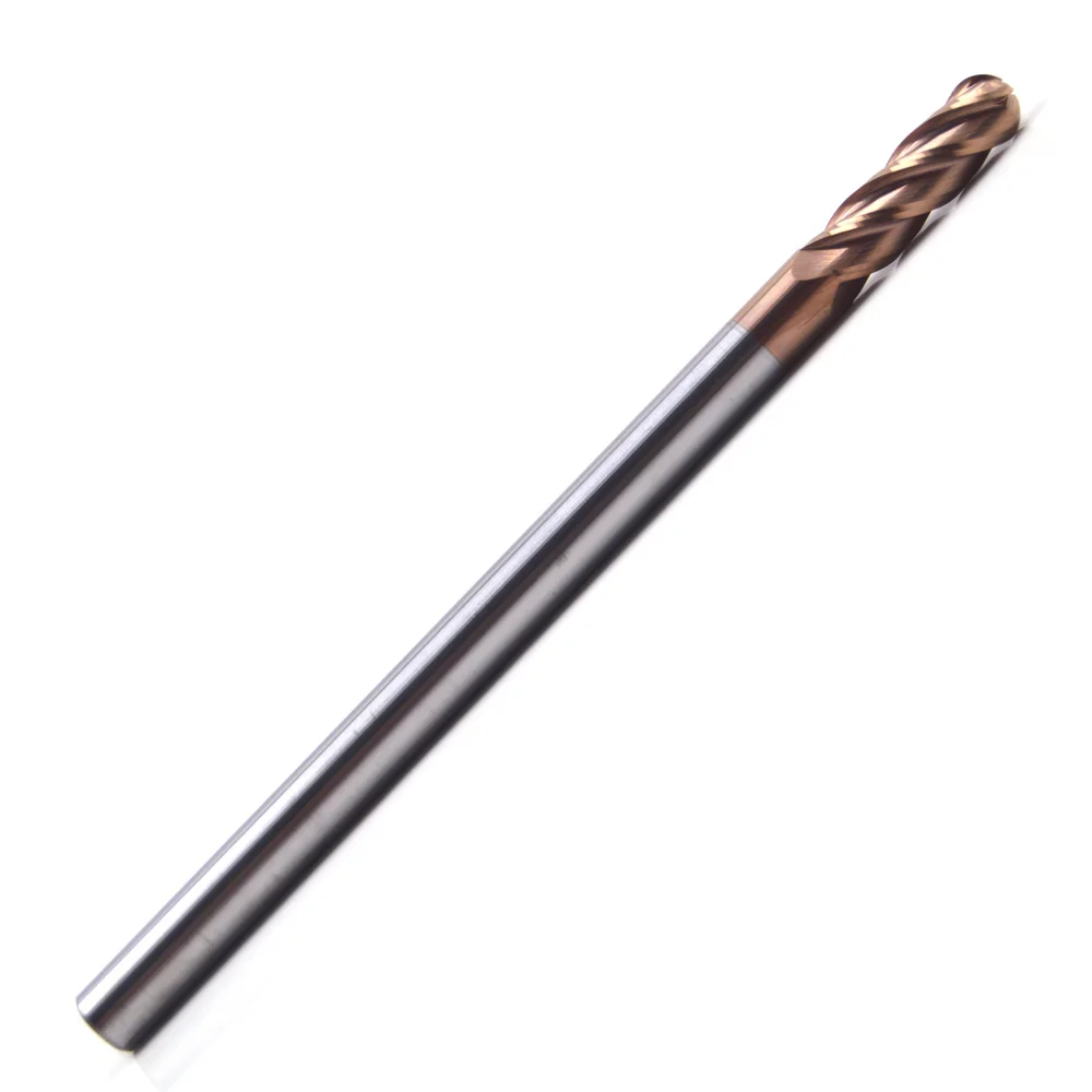 Hard Alloy Milling Cutter Tungsten Carbide Cutting Tool Drill Coolant Metal Ball Nose End Mill Lathe Tool Bits