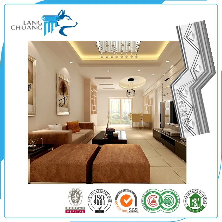 Interior Decoration False Ceiling In Pakistan Anti-flaming Plaster Coving