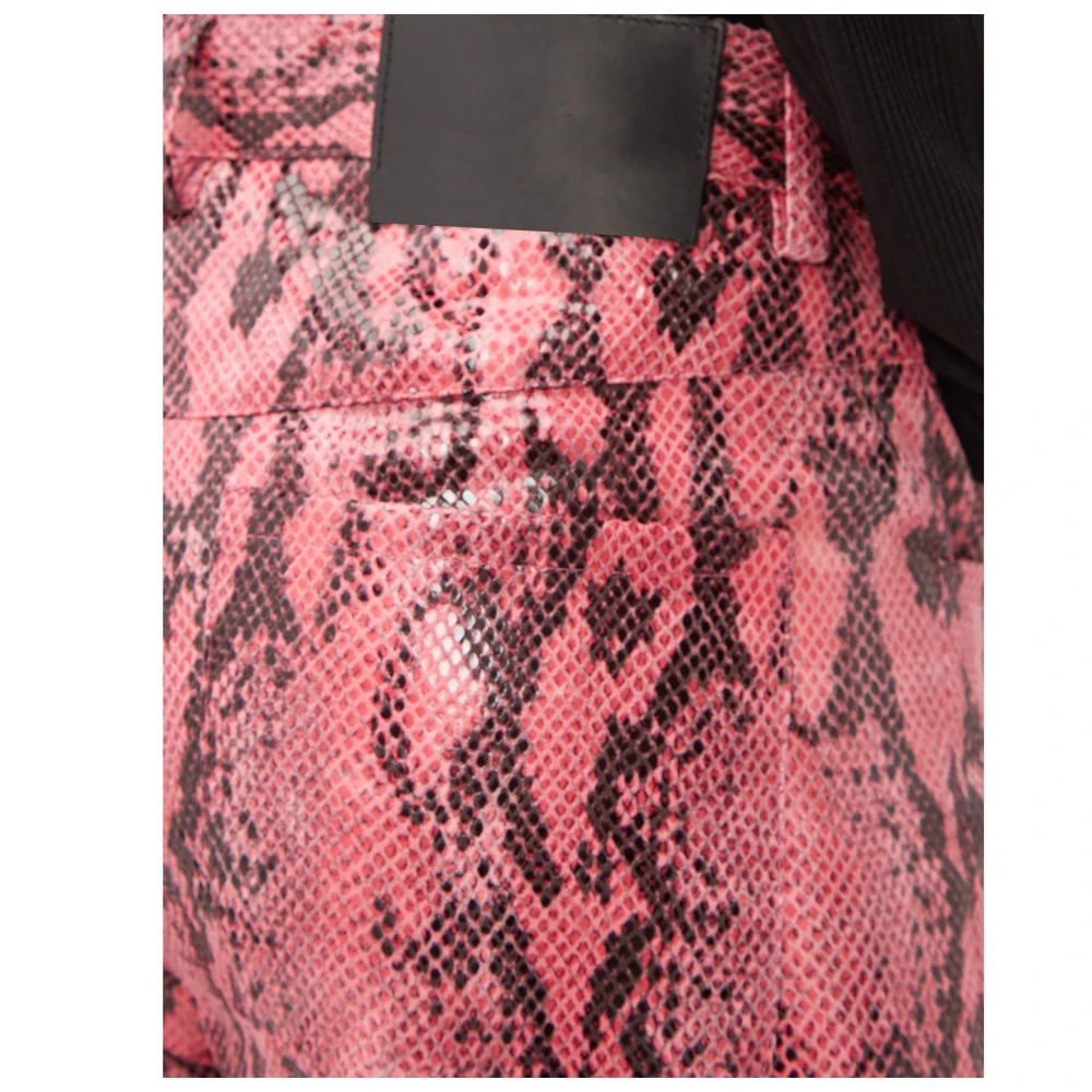 Snake Printed Pants Women Autumn Fashion Jeans Trousers mid Waisted pantalones de mujer