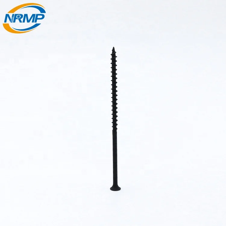 Inch countersunk head black phosphated drywall screw