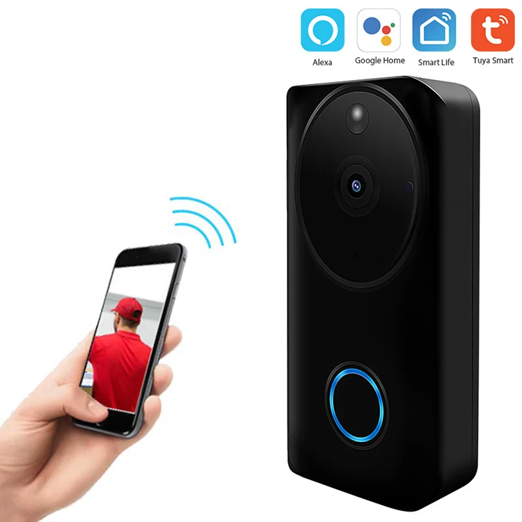 Smart WiFi Wireless Home Visual Waterproof Ring Door Bell Phone 1080P HD Camera Video Doorbell For Apartment