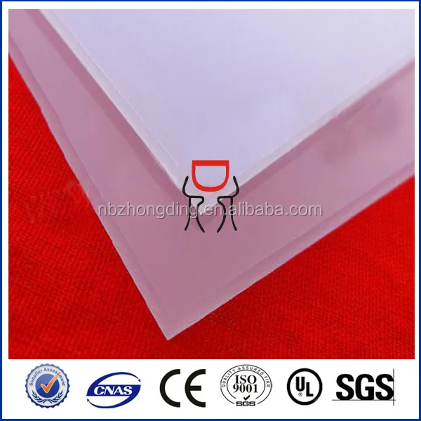 Двойной устойчивый к УФ-излучению однотонный Прозрачный поликарбонатный лист Сингапура