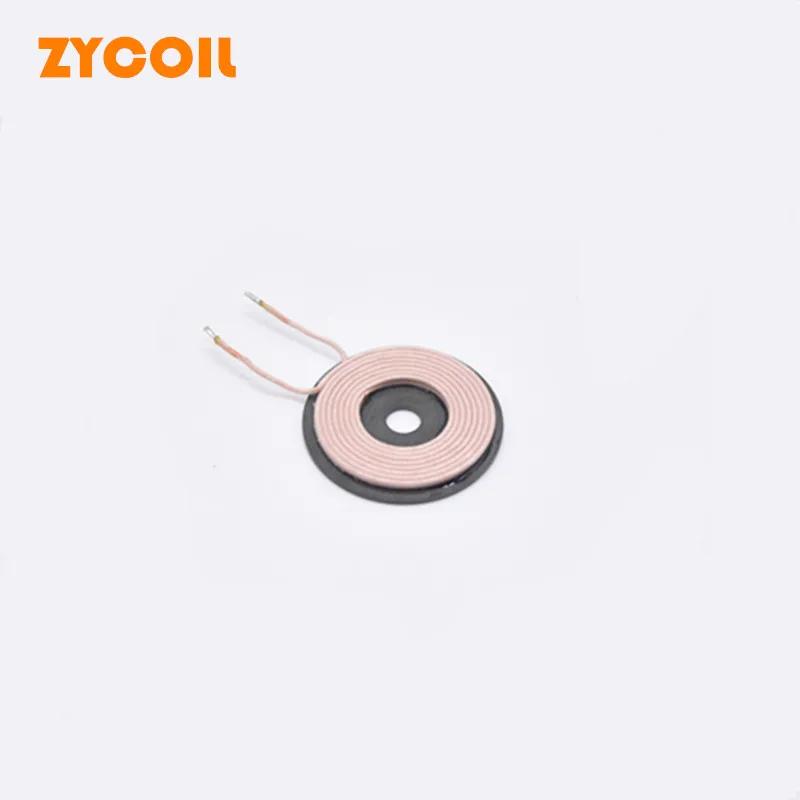 Oval Electronic qi watch coil wireless charger transmitter and receiver coil