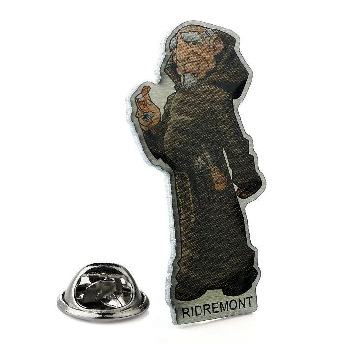 Custom made zinc alloy die casting soft enamel character personalized badge