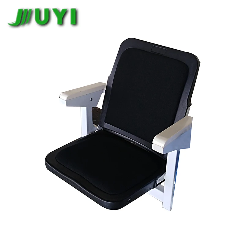 JUYI BLM-6200 China Yellow Outdoor Furniture Plastic Outdoor Chair Armchair Outdoor Furniture Movabl Stadium Seat