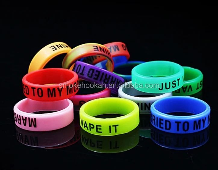 Hot Selling Custom best Silicone Ring Vape Band / silicone vape band mix colors / box mod vape band with OEM logo