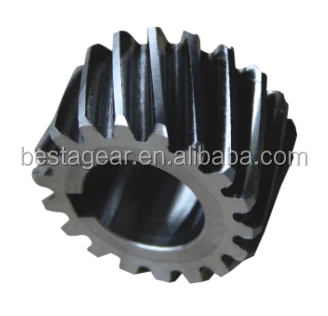 Light weight white machined tooth gears plastic gear Nylon helical bevel gear