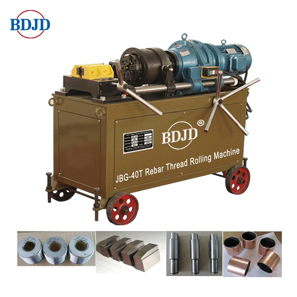 JBG-40T steel bar thread rolling machine/Threaders pipe
