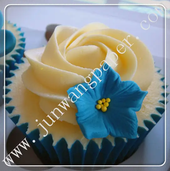 professional manufacturer(JUNWANG PAPER) home delicious creamy baking cupcakes