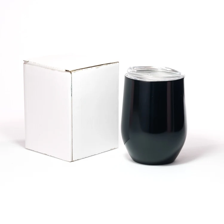 wholesale stainless steel wine tumbler coffee cup 12oz stainless steel wine glass