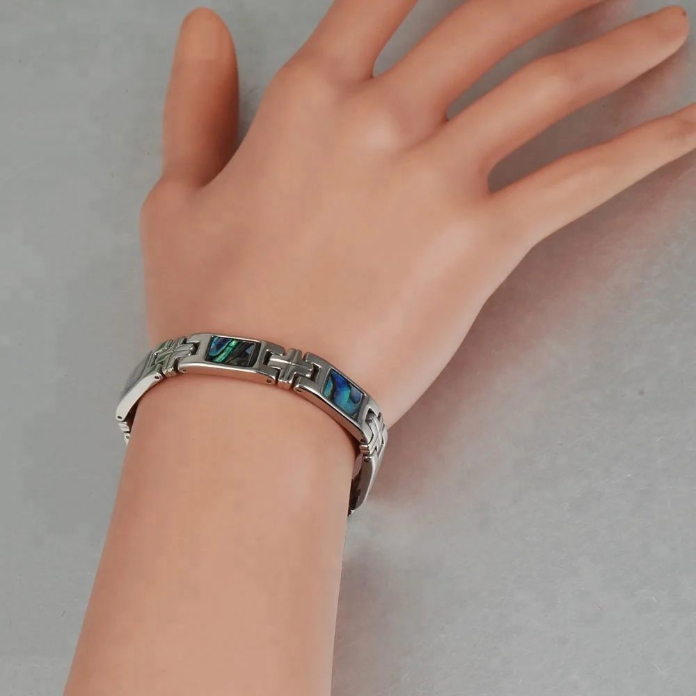 Wollet bangladesh jewelry with bio magnetic stainless steel bracelet for wholesale