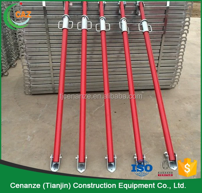 
Telescopic Adjustable Steel Post Shore Tubular Building Jack Support Adjustable Push Pull Scaffolding Prop 
