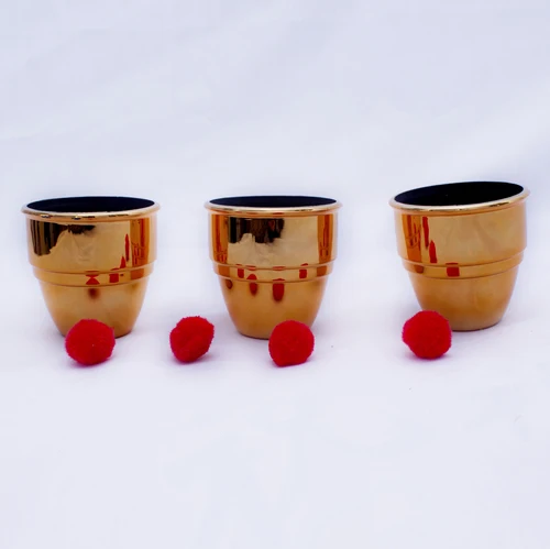 Empire brass Cups And Balls Stage Illusion Magic Trick