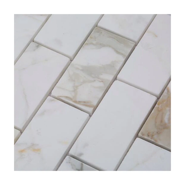 Wholesale natural Calcutta Gold Calcatta white grey marble slab Marble stone tiles with gold brown veins